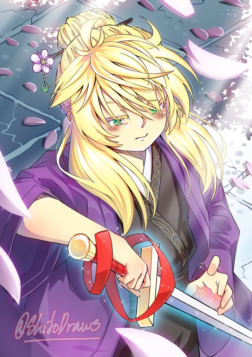 ShidoDraws's tweet image. Happy 3rd anniversary to Nina!
I want to keep working on this story and I hope people will keep reading it as well.

I illustrated Nina in a formal Chinese outfit with the magical sword from the comic. I just wanted to draw something kind of epic! Haha!