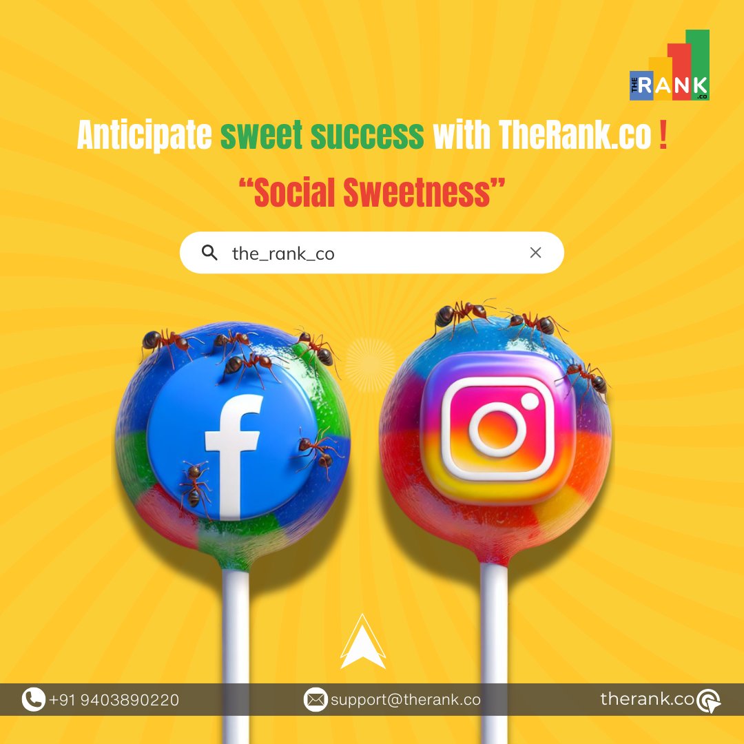 technovids1's tweet photo. 🍭 Sweeten your social media strategy with https://t.co/p7dlI2C90g! 🚀 Like ants carrying candy, we help your brand grow on Instagram &amp; Facebook. Boost your social media game with our expert digital marketing! 🐜
#SocialMediaGrowth #TheRankCo #BoostYourBrand #Marketing https://t.co/OaVJnYkiPy