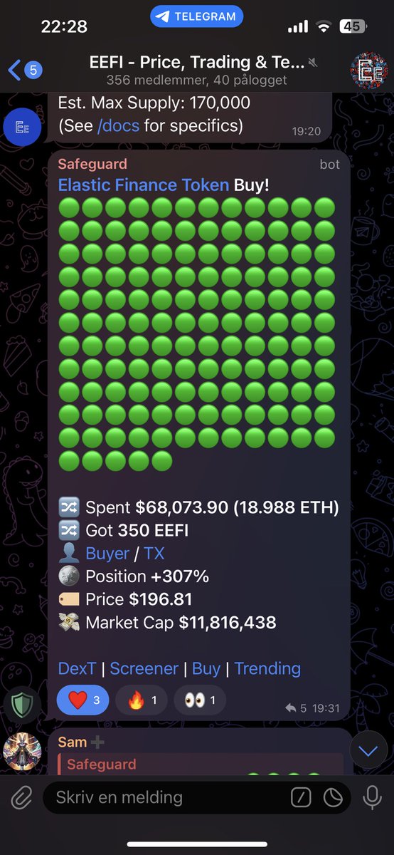 Somebody had a good conversation around the thanksgiving table😏

Bid $EEFI
