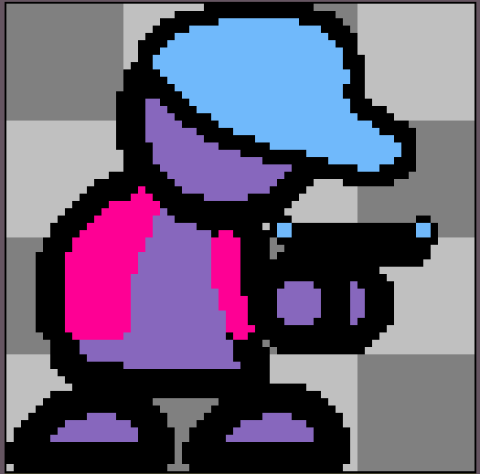 i was thinking about changing the game's artstyle for a whille... but i feel like if i go with this i might get sued😅 i might try with something else