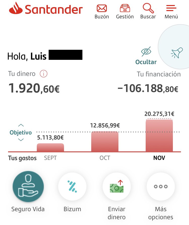 Soy Luisant me dedico a la compra y venta de acciones 📉⬇️🎣

Es increíble mi evolución como ha ido creciendo , este mes de mucho movimiento traspaso de Dinero al broker <a href="/DEGIRO/">DEGIRO</a> y @RevolutApp 

Seguiremos creciendo 📈

Nota solo dejo lo mínimo en el banco 😉