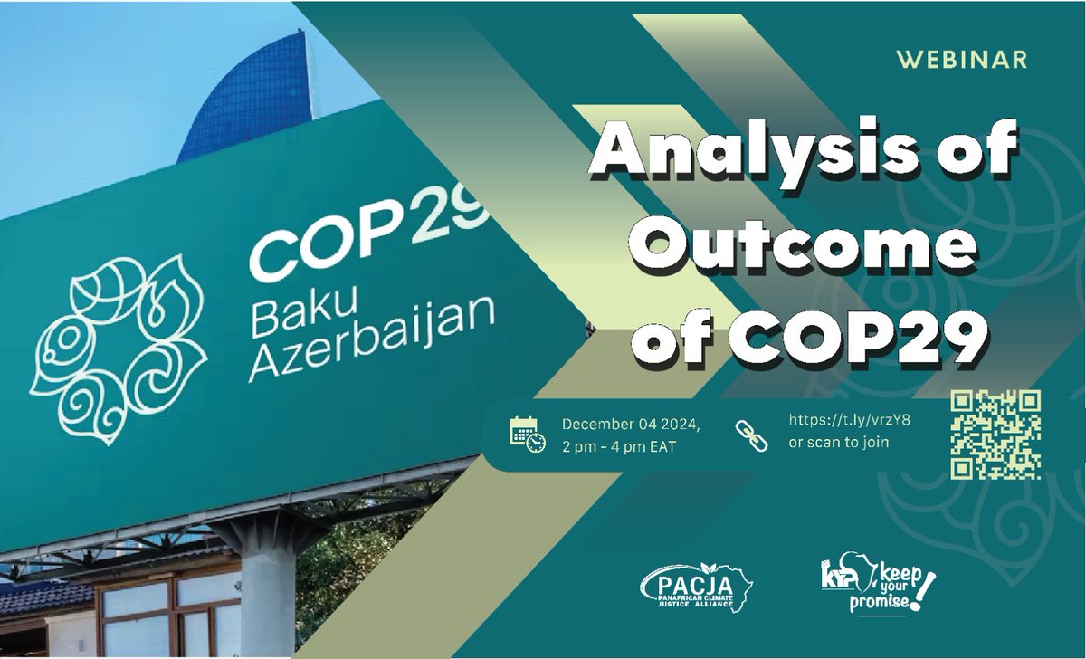 We are back from Baku, Azerbaijan, and it’s time to critically reflect on the outcomes of COP29. Did the world rise to the occasion? Were Africa’s demands heard? And what does the road ahead look like for climate justice, the new collective quantified goal on climate finance