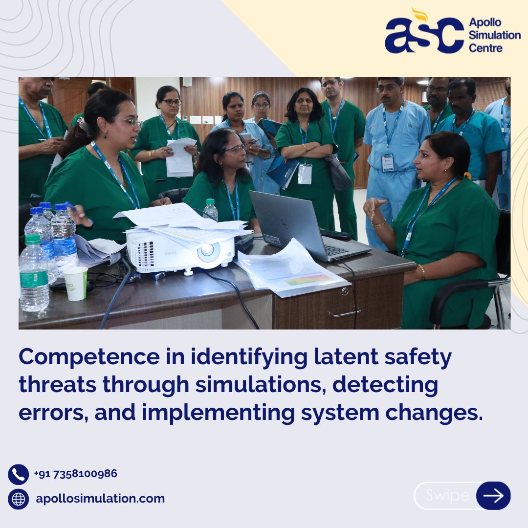 ascsimulation's tweet image. This course focuses on learning the principles and methodologies of QI, using simulation to optimise processes and improve patient care. 

#QualityImprovement #InSituSimulation #QUEST #apollosimulationcentre