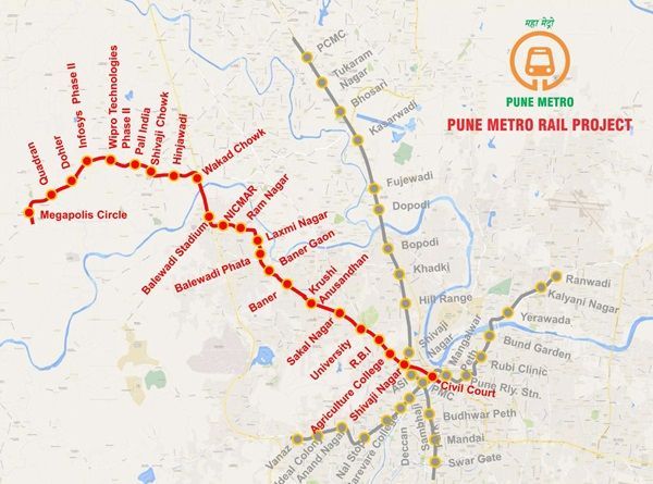 Great News for #Pune and Ch. Shivajinagar!

With 75% work already completed, the much important Hinjewadi-Shivajinagar Metro is set to become operational by Diwali 2025! With the project scheduled for full completion by March 2025, Pune is on the brink of achieving a