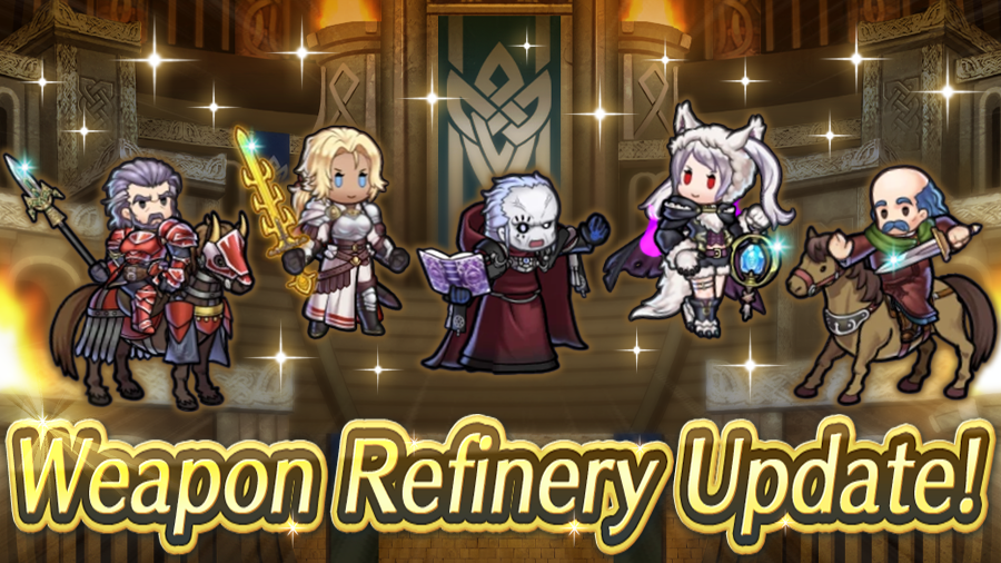 FE_Heroes_EN's tweet photo. ■ New weapon refines
Thunderbrand (Catherine: Thunder Knight), Banshee Θ (Solon: Church Shadow), Obsidian Lance (Duessel: Obsidian), and Moonless Breath (Robin: Fall Vessel) coming soon! #FEHeroes https://t.co/TLYlfG7Wy3