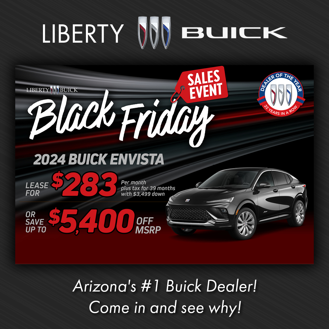Black Friday Savings on the 2024 Buick Envista! 🖤 Lease the 2024 Envista for $283/mo plus tax for 39 mos with $3,499 down, or save up to $5,400! Perfect for your holiday adventures. 🍂 #BuickEnvista #BlackFridaySavings #Buick

Shop For Yours at 👉 p1.tt/3AYgWT1