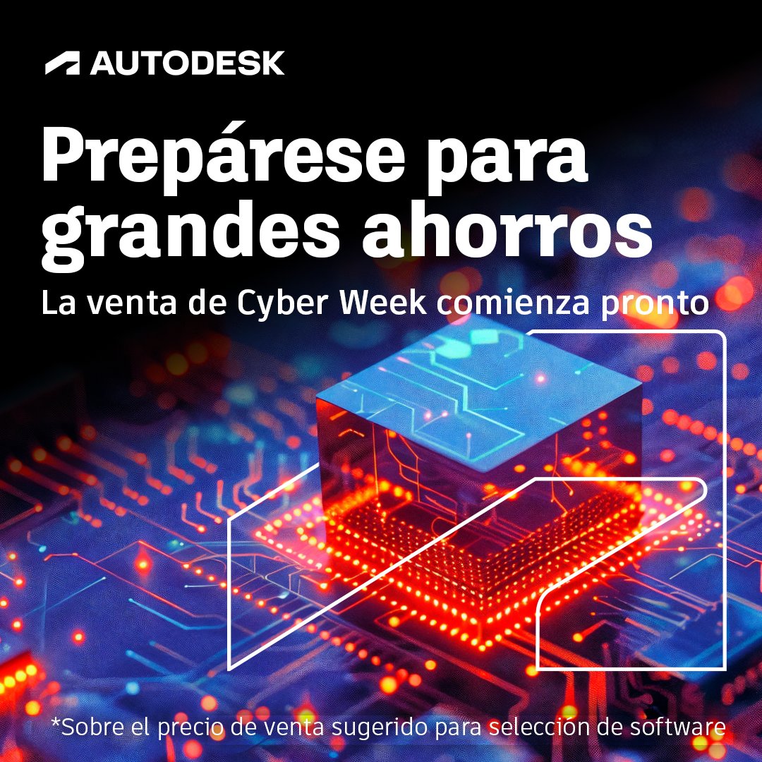 AutodeskLATAM's tweet image. Los ahorros que esperabas están llegando. No te pierdas las rebajas de Autodesk Cyber Week. 
Regístrate para recibir notificaciones. ¡Suscríbete!
autode.sk/3AjduST