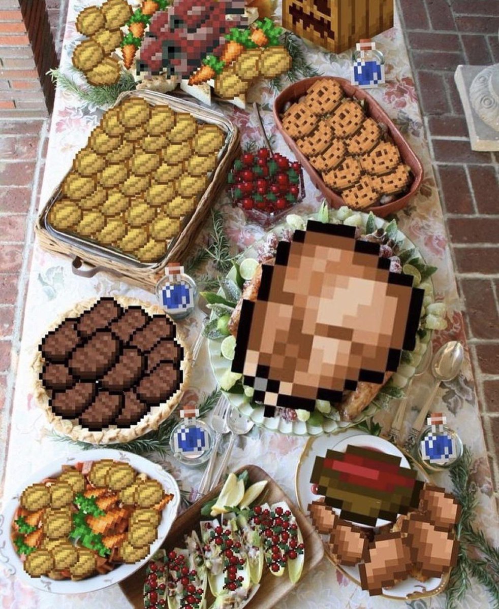 arrowmonarch's tweet image. Eating good this turkey day 🤤