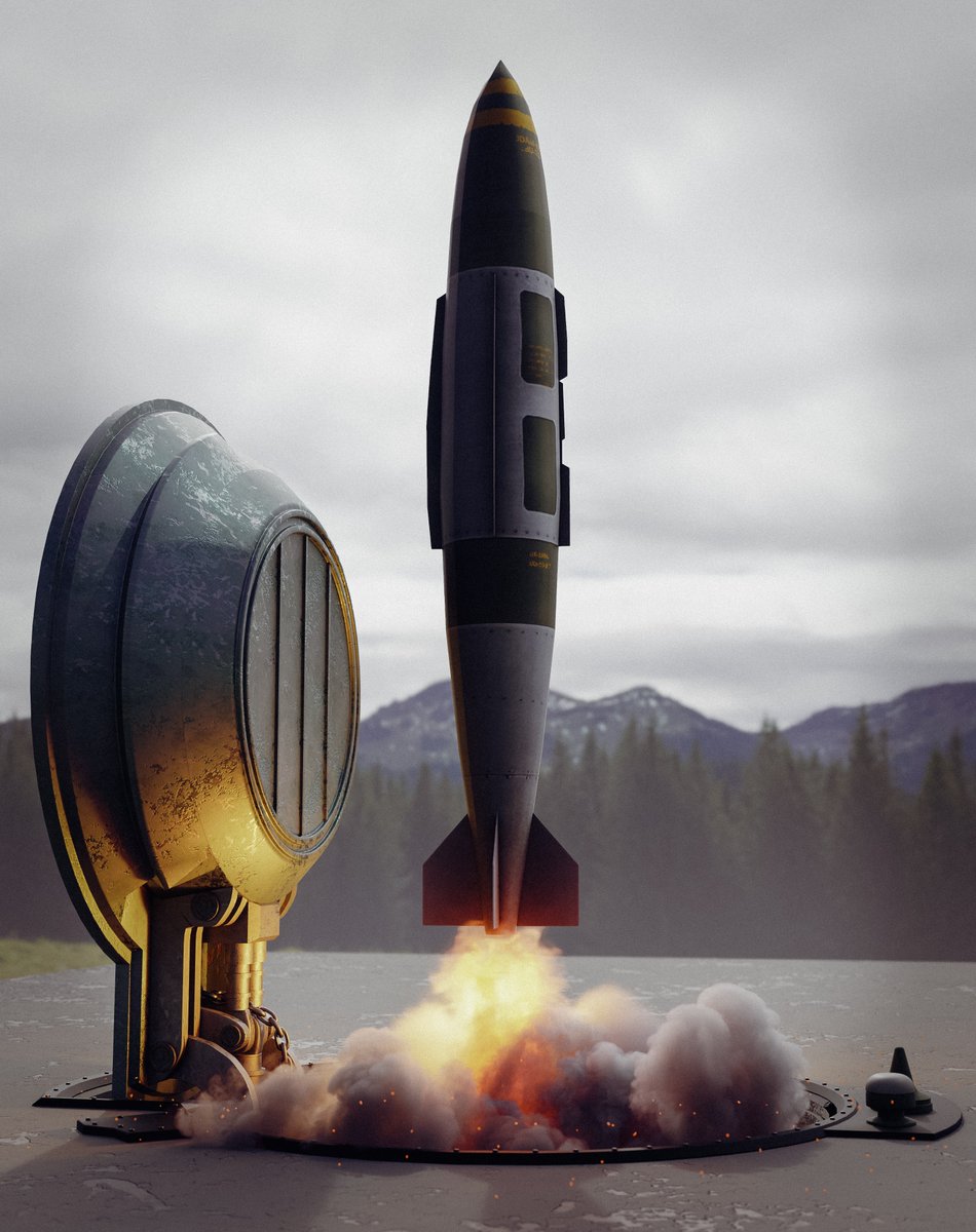 SwizzGamess's tweet photo. "Two-man-rule" modeled and rendered in Blender. #blender #3dart https://t.co/4gXiO12cy2