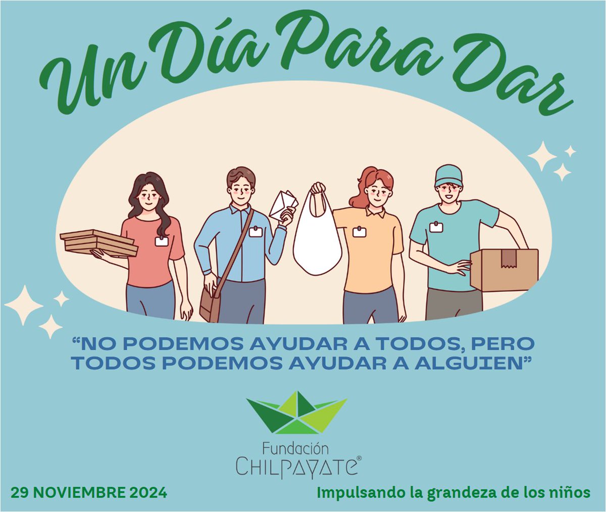 #Chilpayates😊💚 La felicidad es compartir con alguien🥰 y dar sin esperar recibir nada a cambio, no se necesita una razón para ayudar🤝🏻.
#JuntosSomosMásChilpayates 💚🫂 #UnDíaParaDar🌻