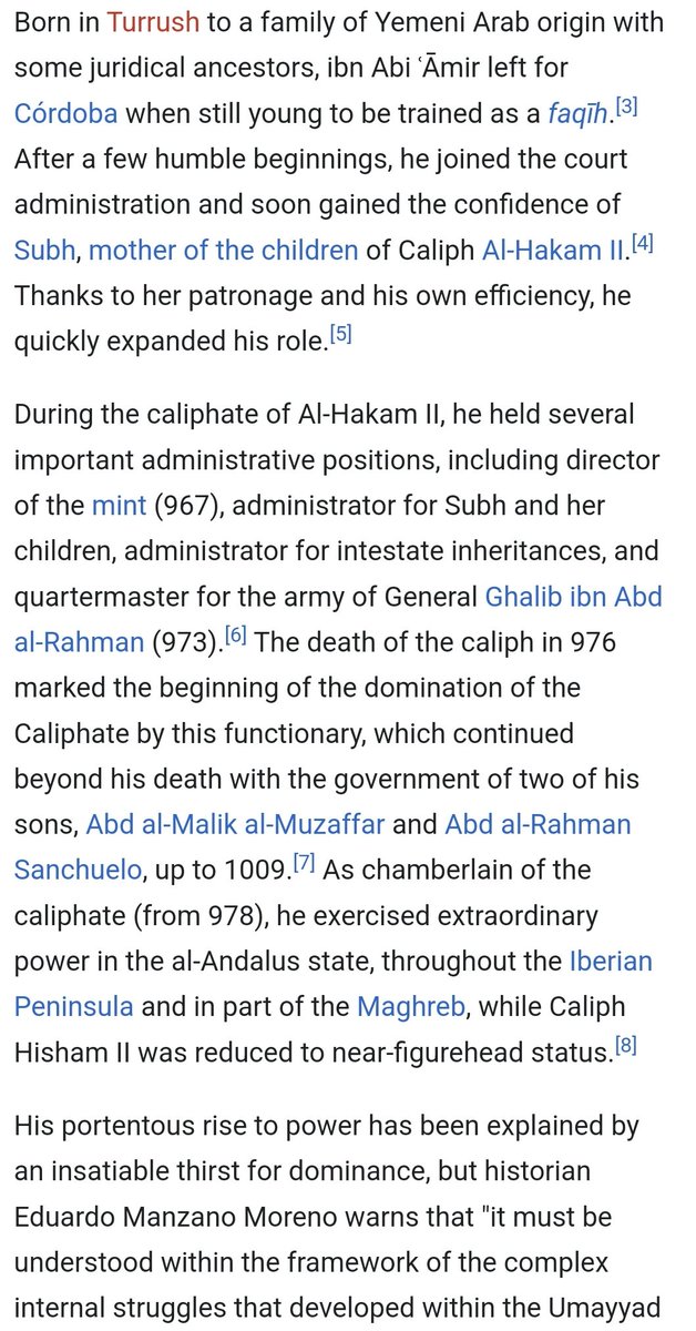 HistoryDynamic's tweet photo. Almanzor or Al Mansur of Andalucia https://t.co/n7jiNVEiAy