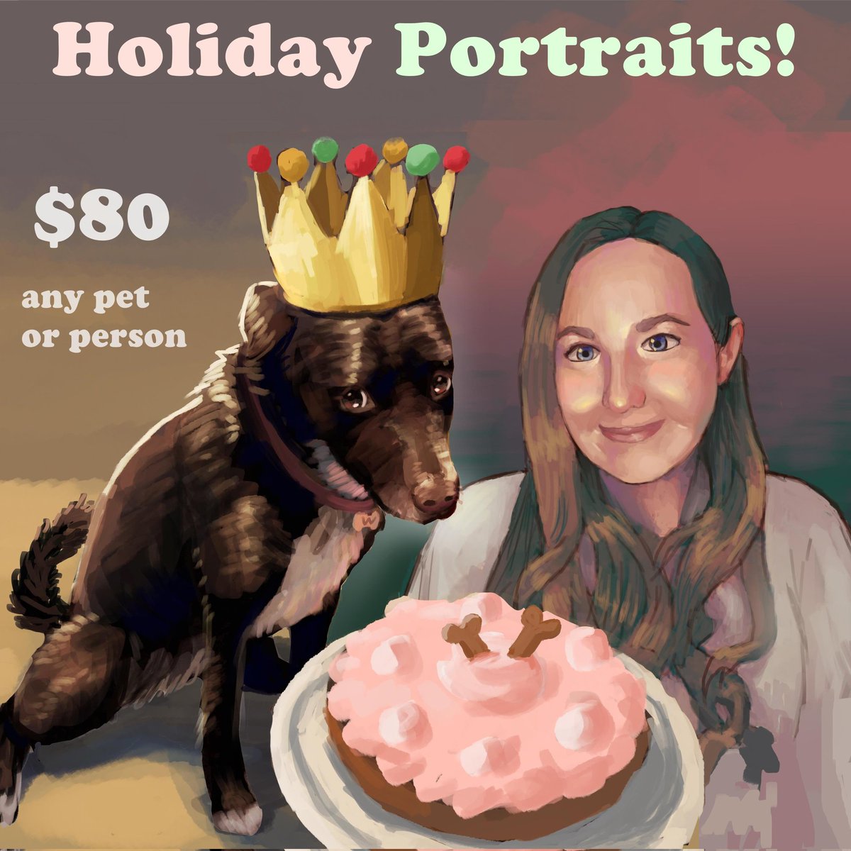 postmaPaints's tweet photo. Doing commissions! Also can do characters with fantastical elements and armor. Dm for more info 👉👈 https://t.co/4u5ebVZdO9