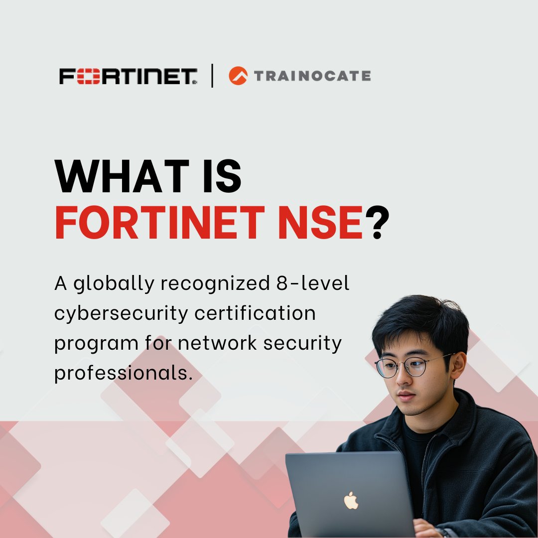 TrainocateM's tweet image. 🔐 Advance your cybersecurity skills with Fortinet’s NSE program—8 levels of flexible training.

💥 Special Offer 2025: 25% OFF select courses!
📅 Learn more: bit.ly/499cjSG
#FortinetTraining #CybersecuritySkills #TrainocateMY