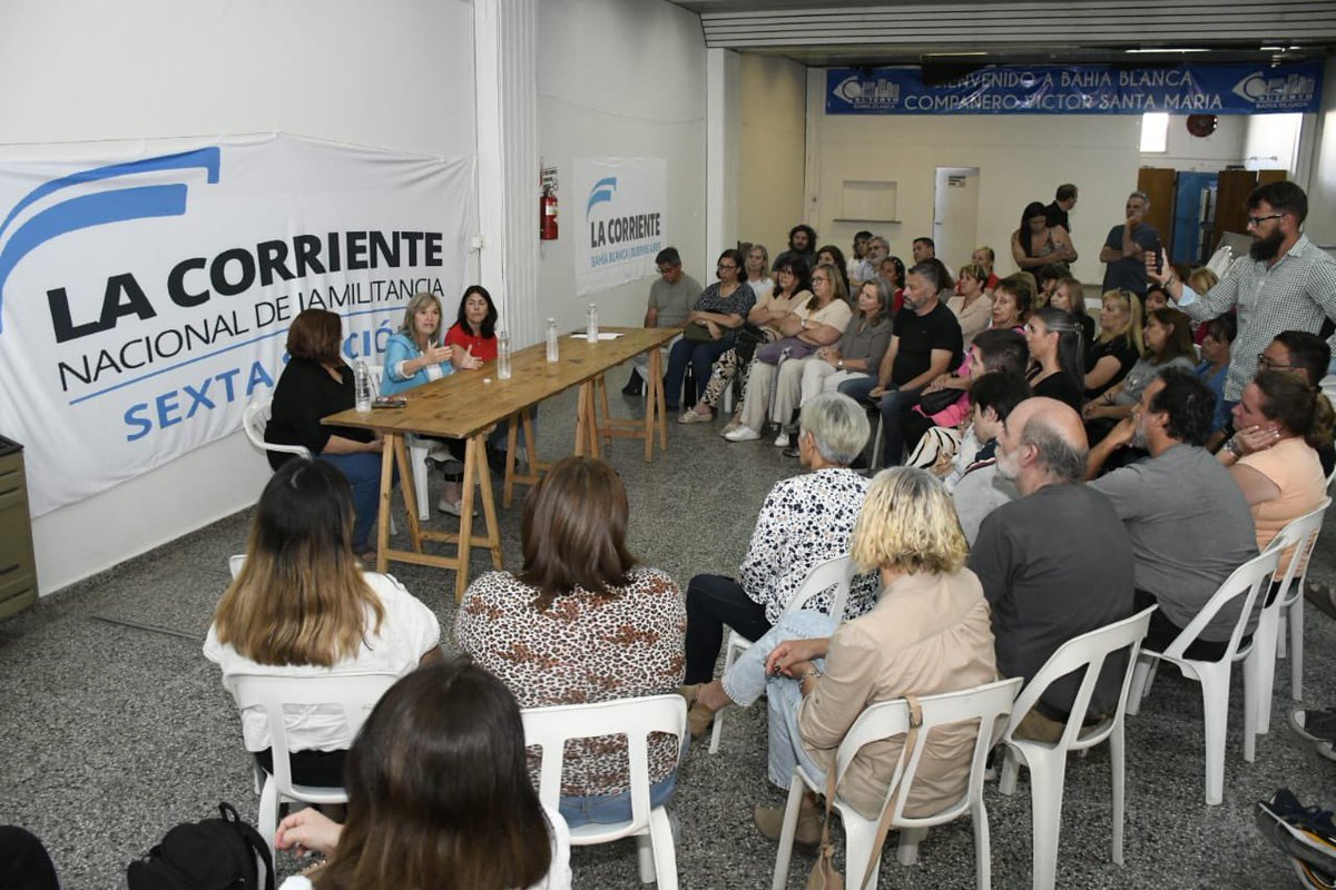Seguimos recorriendo la Provincia para escucharnos, debatir y construir la alternativa que nuestro pueblo necesita. 

Compartimos en #BahíaBlanca un plenario con compañeros y compañeras de <a href="/LaCorrienteBA/">La Corriente BUENOS AIRES</a> de Salliqueló, Guaminí, Tres Arroyos, Patagones, Coronel Pringles, Coronel
