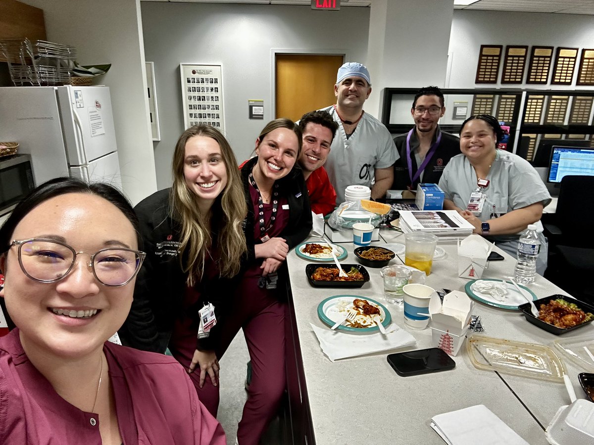 This Thanksgiving I am grateful for my new Buckeye family 😍 thanks to my hard-working residents here with me, you all are the real MVPs! 
<a href="/timpawlik/">Timothy M. Pawlik</a> <a href="/OhioStateSurg/">Ohio State Wexner Medical Center Surgery Dept.</a>