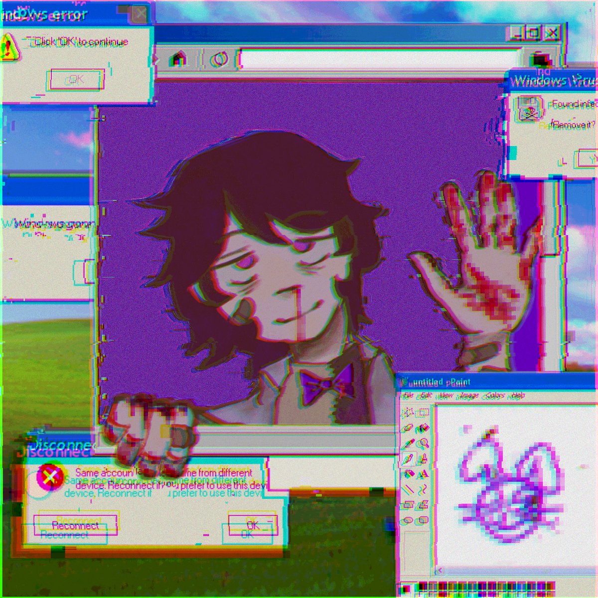 Uhh redrew an old drawing of Gregory #fnafart #gregoryfnaf