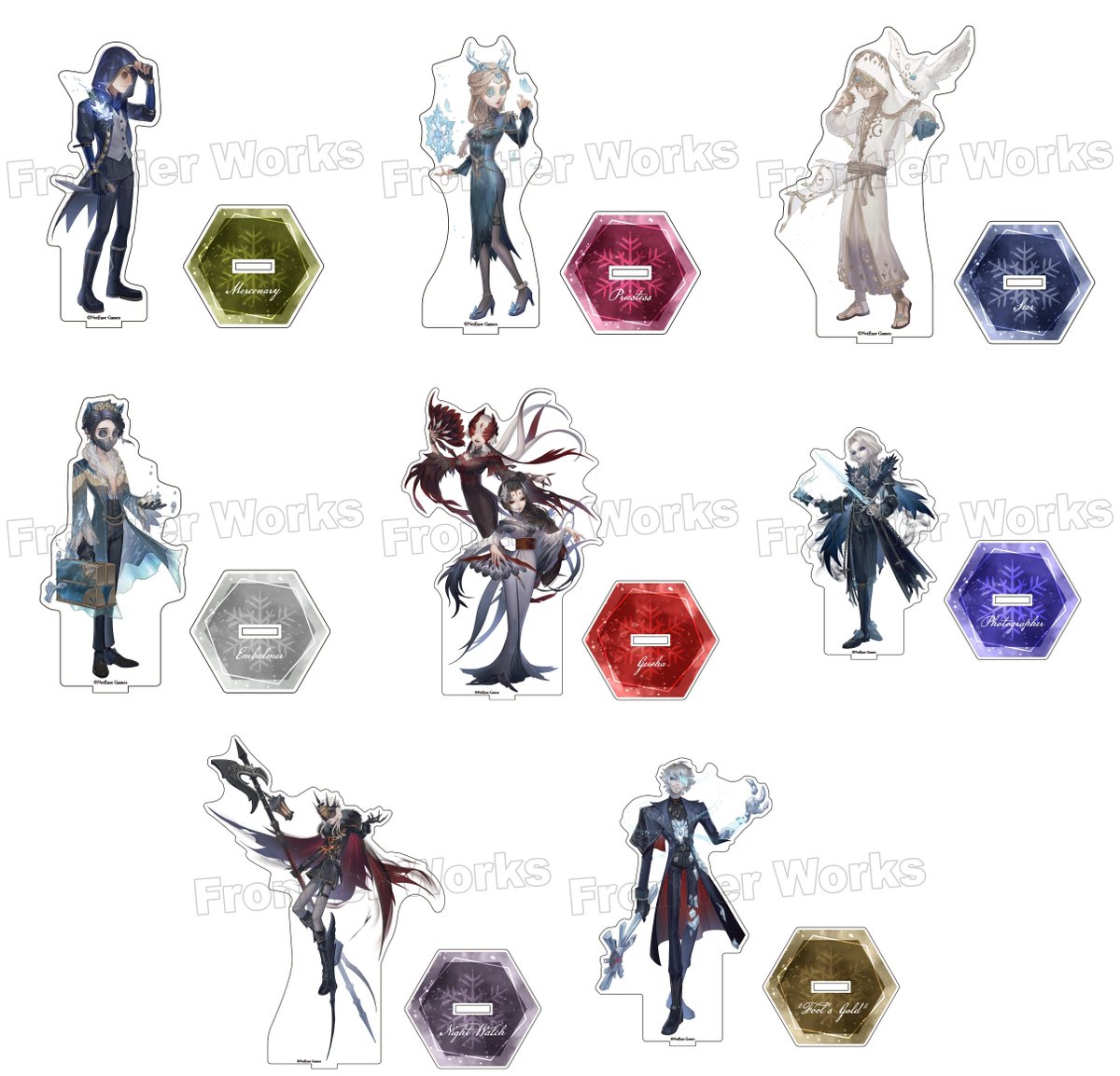 アニメイトオンラインで予約開始！ Identity V 雪まつり2025 アクリル