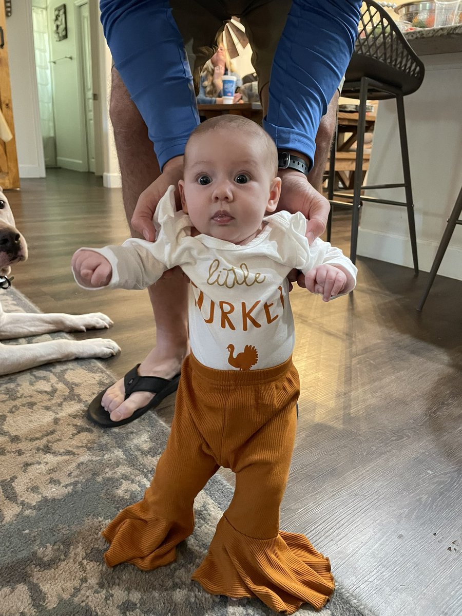 Happy Thanksgiving from the Cole family! 
This little turkey’s first Thanksgiving is in the books🥰🦃
