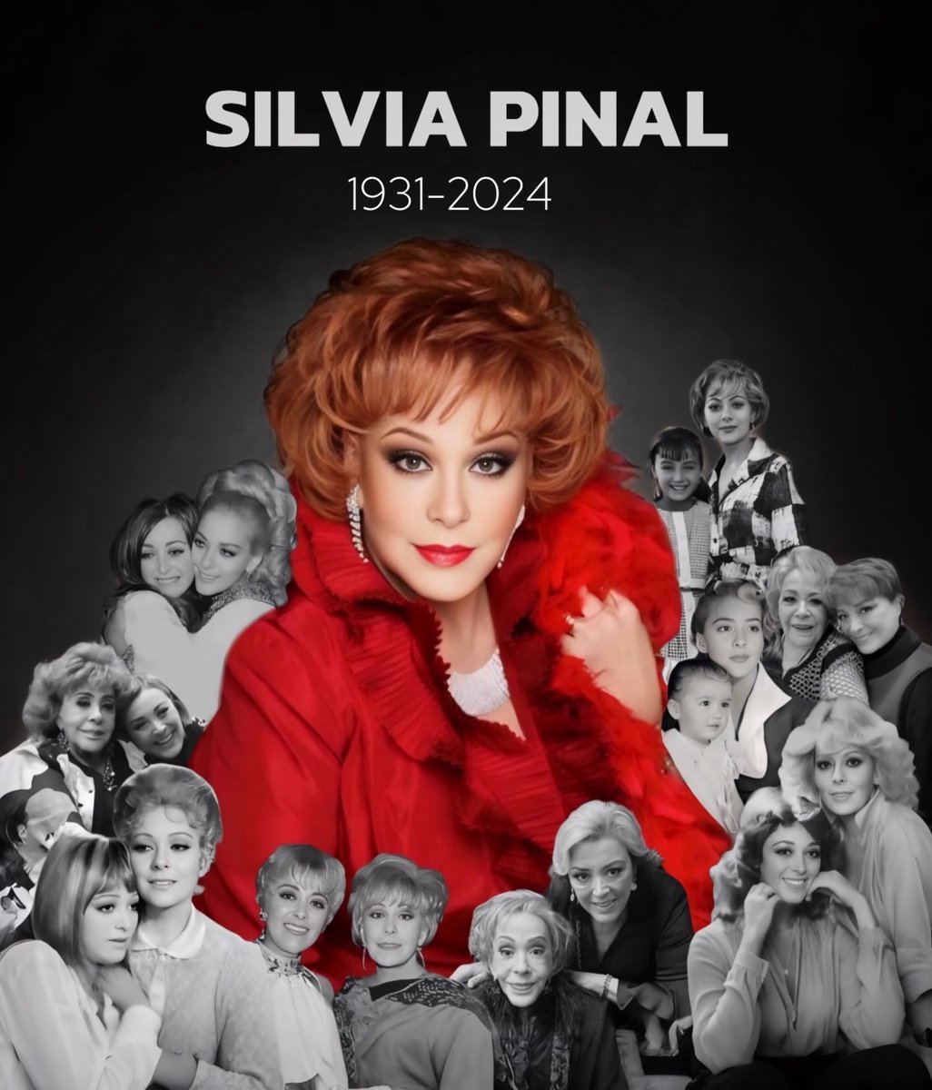 Descansa en paz la gran diva del Cine y la televisión mexicana. Tuve el honor de coincidir muchas veces y siempre con gran admiración y respeto.

Tu legado quedará escrito con letras de oro en el corazón de todo México
#SilviaPinal #SilviaPinalEterna