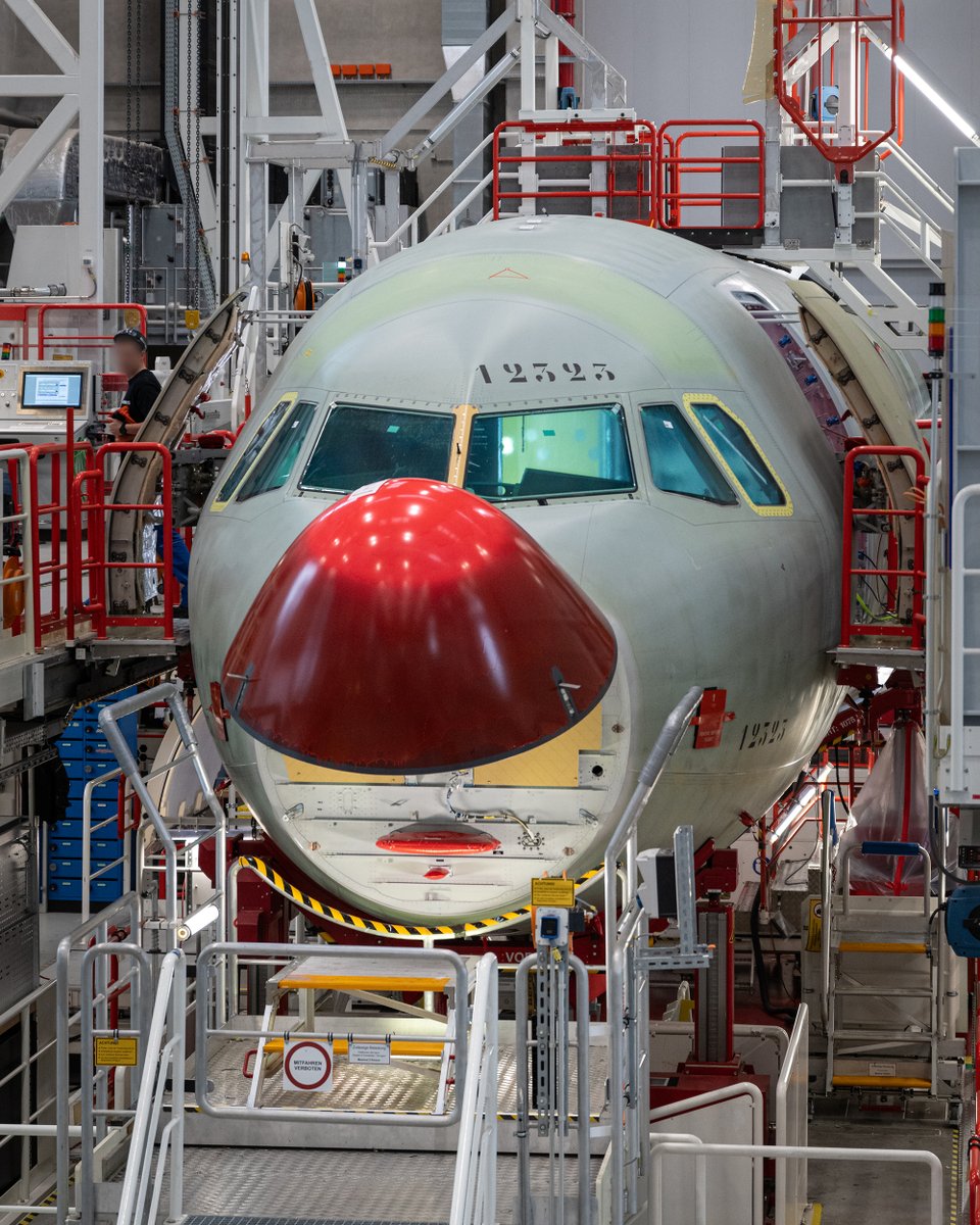 Say hello to our first <a href="/Airbus/">Airbus</a> A321XLR! 😍

The aircraft has now progressed to the final assembly line at Airbus' Finkenwerder production facility in Hamburg, Germany ahead of its scheduled delivery in April 2025.

Our first A321XLR will sport the rego VH-OGA and will be named