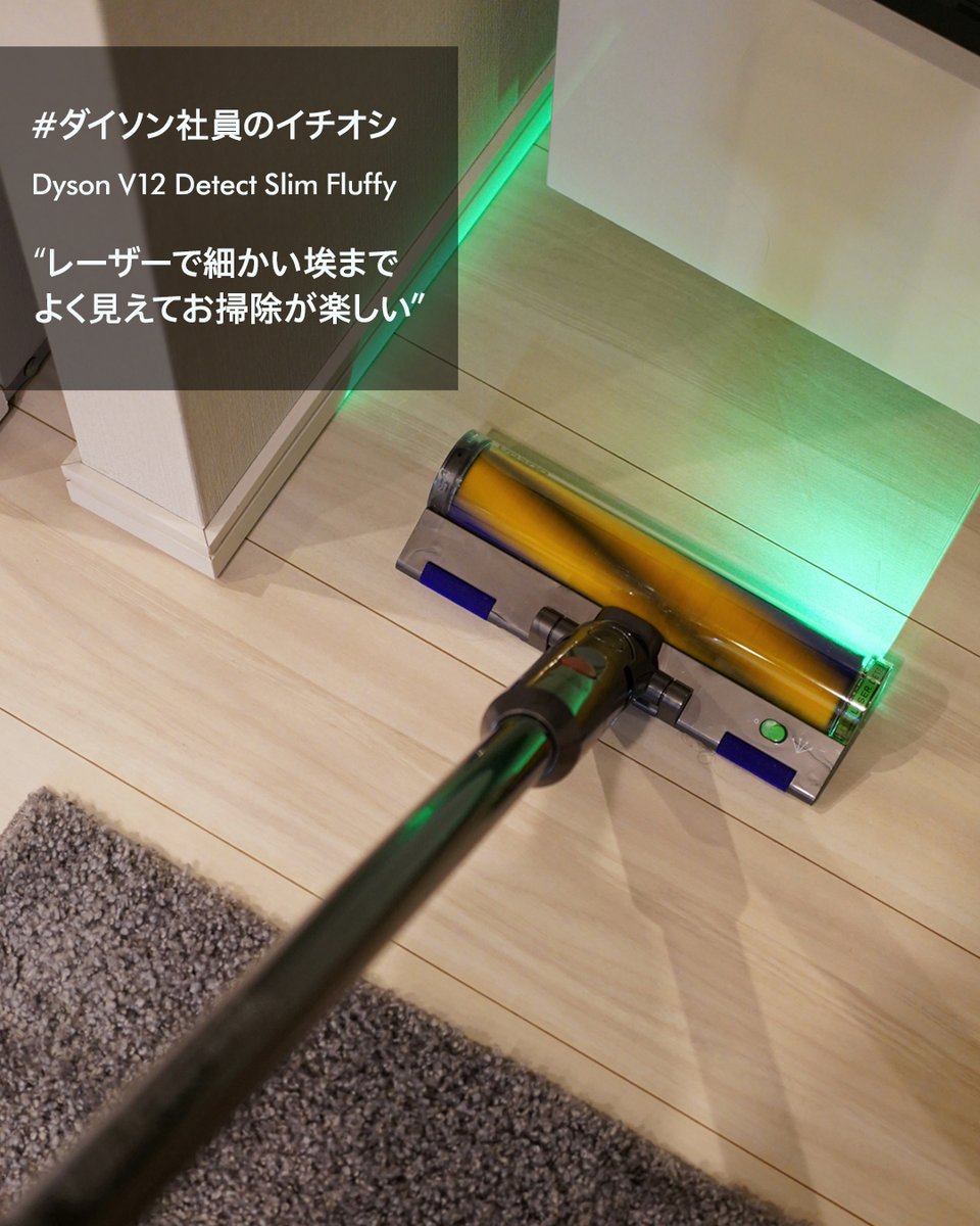 ダイソン社員のイチオシ Dyson V12 Detect Slim Fluffy
