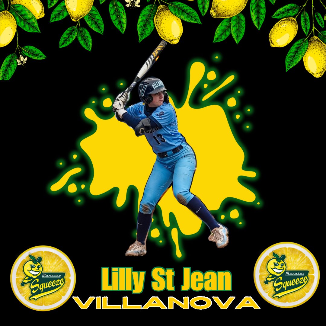 SqueezeSoftball (@manateesqueeze) on Twitter photo Welcome to the 2025 Manatee Squeeze, @LillyStJean38 from <a href="/VUSoftball/">Villanova Softball</a> coming to the <a href="/FGCLsoftball/">Florida Gulf Coast League</a> this next summer 2025 for the πβΌοΈ
Players Register: β¬οΈ
AmericanCollegiateLeague.com
<a href="/ACLcollegiate/">American Collegiate League</a>
<a href="/PlayBall/">Play Ball</a>
#fastpitchunited Welcome to the 2025 Manatee Squeeze, @LillyStJean38 from <a href="/VUSoftball/">Villanova Softball</a> coming to the <a href="/FGCLsoftball/">Florida Gulf Coast League</a> this next summer 2025 for the πβΌοΈ
Players Register: β¬οΈ
AmericanCollegiateLeague.com
<a href="/ACLcollegiate/">American Collegiate League</a>
<a href="/PlayBall/">Play Ball</a>
#fastpitchunited
