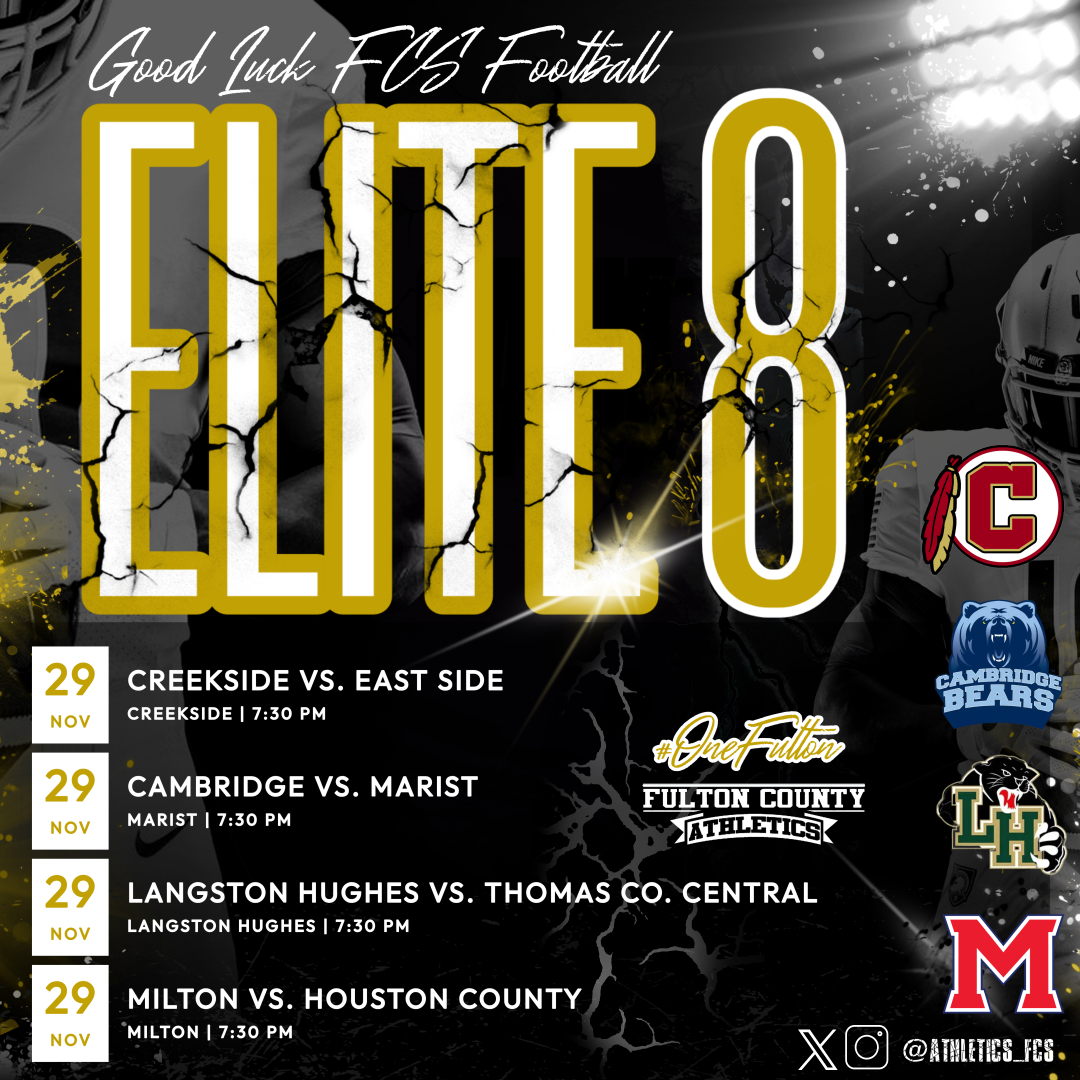 Lamarr Glenn, ED.S., CAA (@lglenn_fcs_ad) on Twitter photo Nothing like playoff football 🏈 after Thanksgiving Day! The road🛣️to the <a href="/MBStadium/">Mercedes-Benz Stadium</a> has only a couple more stops...good luck to the 4 remaining <a href="/athletics_FCS/">FCS Athletics</a> teams!!! Let's keep rolling Fulton!!! #Elite8 #Road2daBenz #OneFulton🏆 #FCSAthletics @CJ_FCS_COS <a href="/FCSSuptLooney/">Dr. Mike Looney (Official Acct)</a> Nothing like playoff football 🏈 after Thanksgiving Day! The road🛣️to the <a href="/MBStadium/">Mercedes-Benz Stadium</a> has only a couple more stops...good luck to the 4 remaining <a href="/athletics_FCS/">FCS Athletics</a> teams!!! Let's keep rolling Fulton!!! #Elite8 #Road2daBenz #OneFulton🏆 #FCSAthletics @CJ_FCS_COS <a href="/FCSSuptLooney/">Dr. Mike Looney (Official Acct)</a>