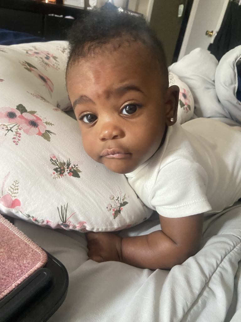 One pound to One years old.. My Birthday Girl..