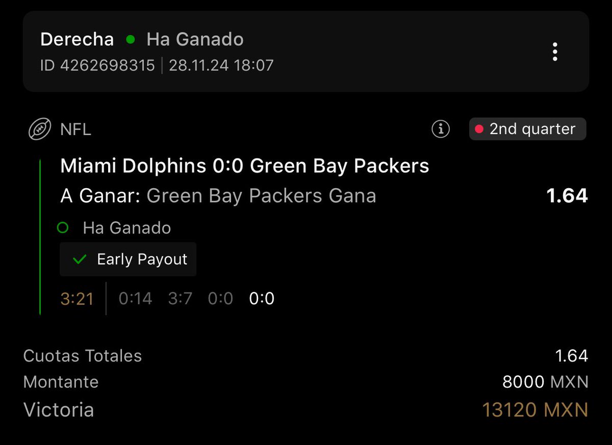 Bendito #MaddenThanksgiving 🦃 princesos🤴🏼

👑 Cowboys -1.5 ✅
👑 Cowboys ML + Packers ML ✅
👑 Packers ML ✅

Voy a regalar 1 transferencia de $250💵 a uno de ustedes para celebrar este gran día🔥

Requisitos:
• Seguirme <a href="/principicks/">Principicks🤴🏼</a> 
• RT🔁 y FAV❤️
• Comentar este post💬