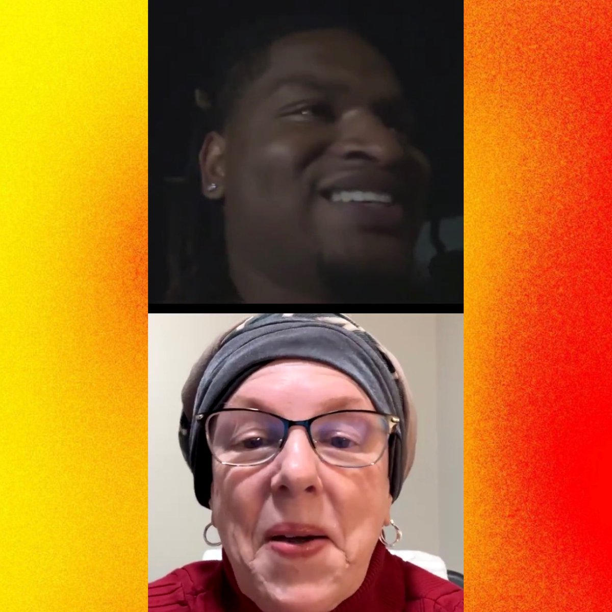 Jamal Hinton and Grandma Wanda celebrate Thanksgiving together for a 9th year on Instagram Live following her breast cancer diagnosis:

“I live about two hours away from where Jamal lives. And so we decided that this year would be best for my health if I stayed at home.”
