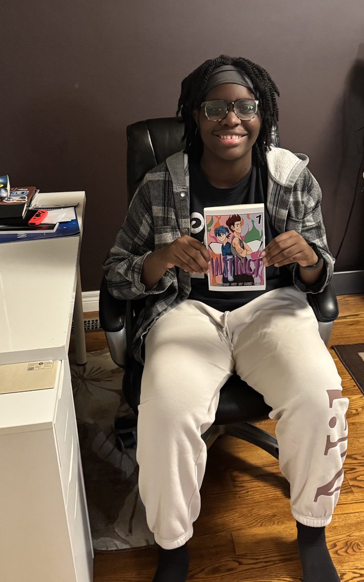 Zoey self-published her 1st comic on Amazon. Warms my heart to see how proud she is because she’s her own harshest critic. Her drive, tenacity, &amp; single-minded focus when she has her sights set on something will take her places. May the universe remain kind to her❤️ #proudmama