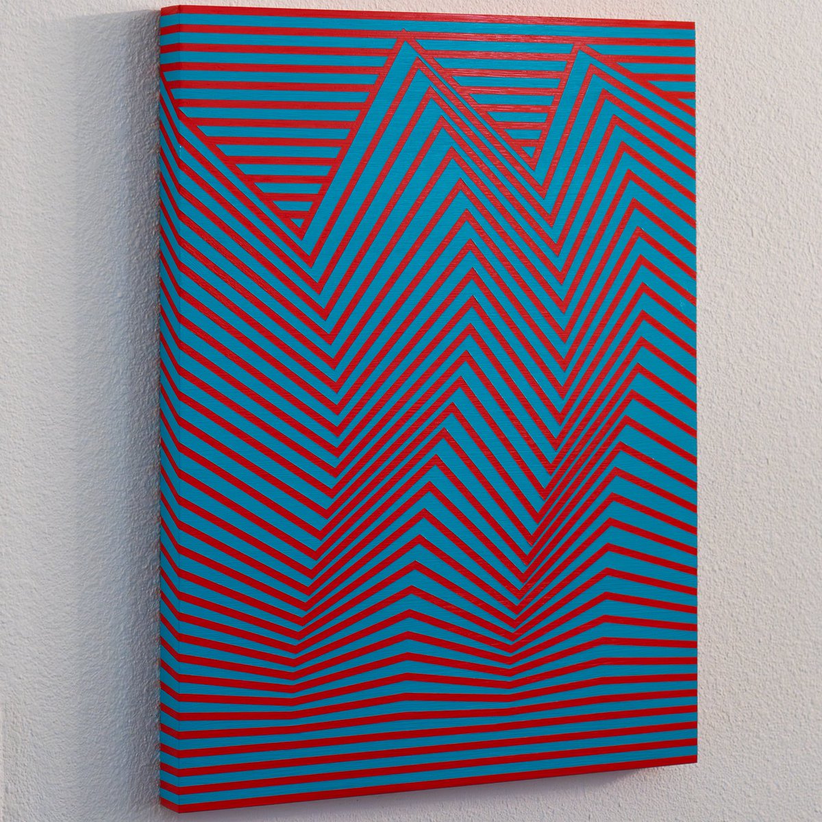darelcarey's tweet image. A recent painting I made for the “Line Addicts” group exhibition, curated by @hifructosemag at @ThinkspaceArt 

#opart #abstractart #contemporaryart