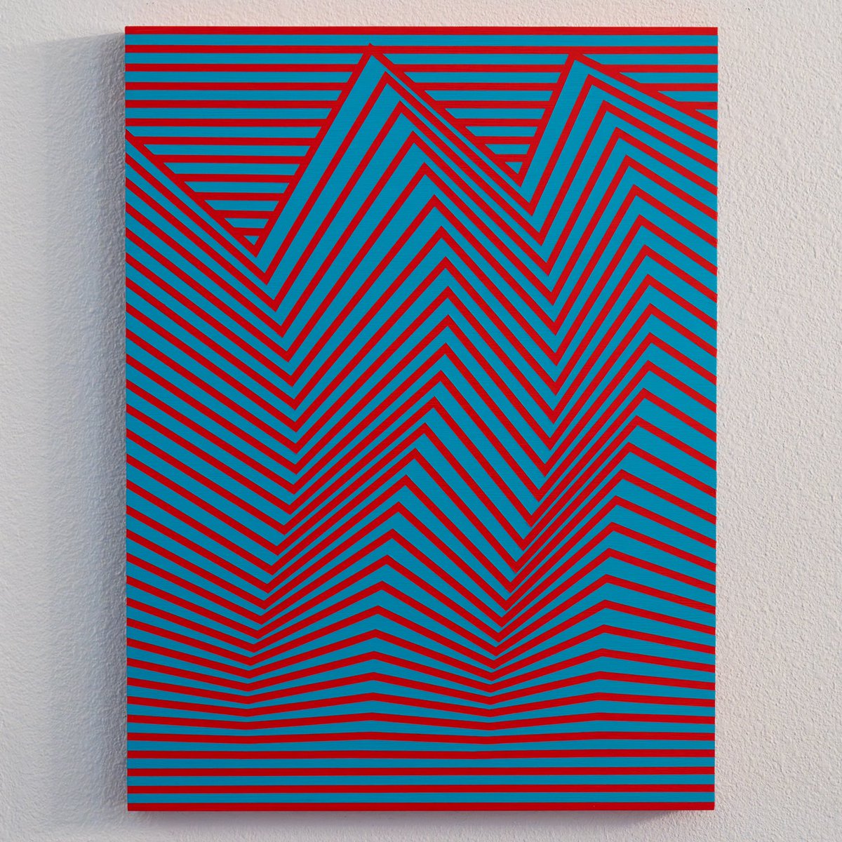 darelcarey's tweet image. A recent painting I made for the “Line Addicts” group exhibition, curated by @hifructosemag at @ThinkspaceArt 

#opart #abstractart #contemporaryart