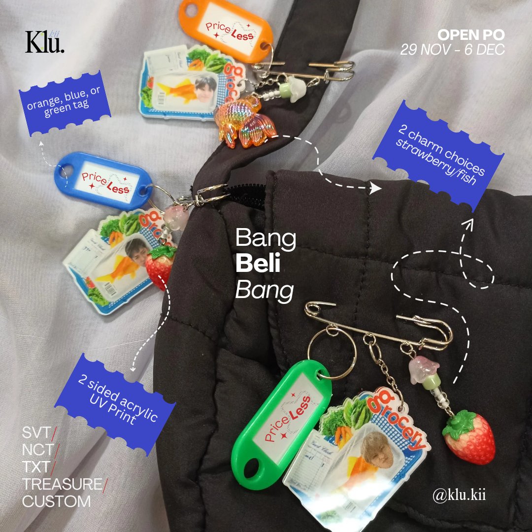 Mau gizi kpop kamu tercukupii??
💥BANG BELI BANG💥

🐠🥕Suplemen penambah gizi kpop anda🥕🐠

PRE-ORDER: 
📅: 29 Nov - 6 Dec 2024
💰: 35k —DP: 20k
🔗: bit.ly/BANGBELIBANG

Avail SVT, NCTDREAM, TXT, TREASURE &amp; Free Custom

4 Sehat, 5 Oppa🤩