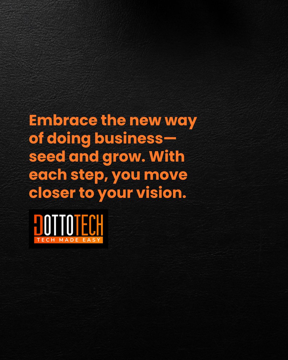 dottotech's tweet photo. Are you stuck in outdated methods? Embrace new strategies, such as online platforms and automation, to grow your business one step at a time.

Share with a friend who's embracing change!

#BoomersInBusiness #GenXEntrepreneurs #BusinessAfter50 #DottoTech #SteveDotto https://t.co/1czdLuFN36