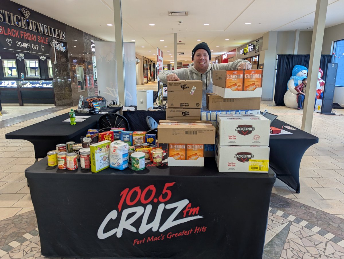 play103radio's tweet photo. What an AMAZING day! The 2024 Corporate Challenge Radiothon for @feedymm is wrapped, and we’ve raised $235,000! 🙌 You can donate all weekend during the Syncrude Food Drive look for the Red Wilson trucks at grocery stores across Wood Buffalo! -Jordan #harvardmediaeverywhere https://t.co/RzsF1iADkn
