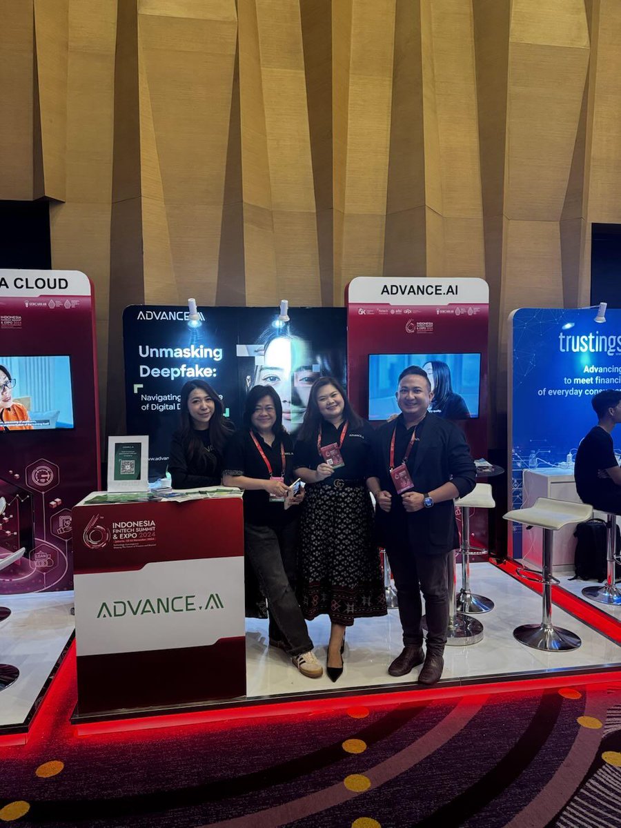IFSE (Indonesia Fintech Summit and Expo) during National Fintech Month that happened in Indonesia was nothing short of amazing! 🎉 Our team had a blast connecting with industry leaders, sharing insights! 
See you on the next event!
#ADVANCEAI #BulanFintechNasional #IFSE