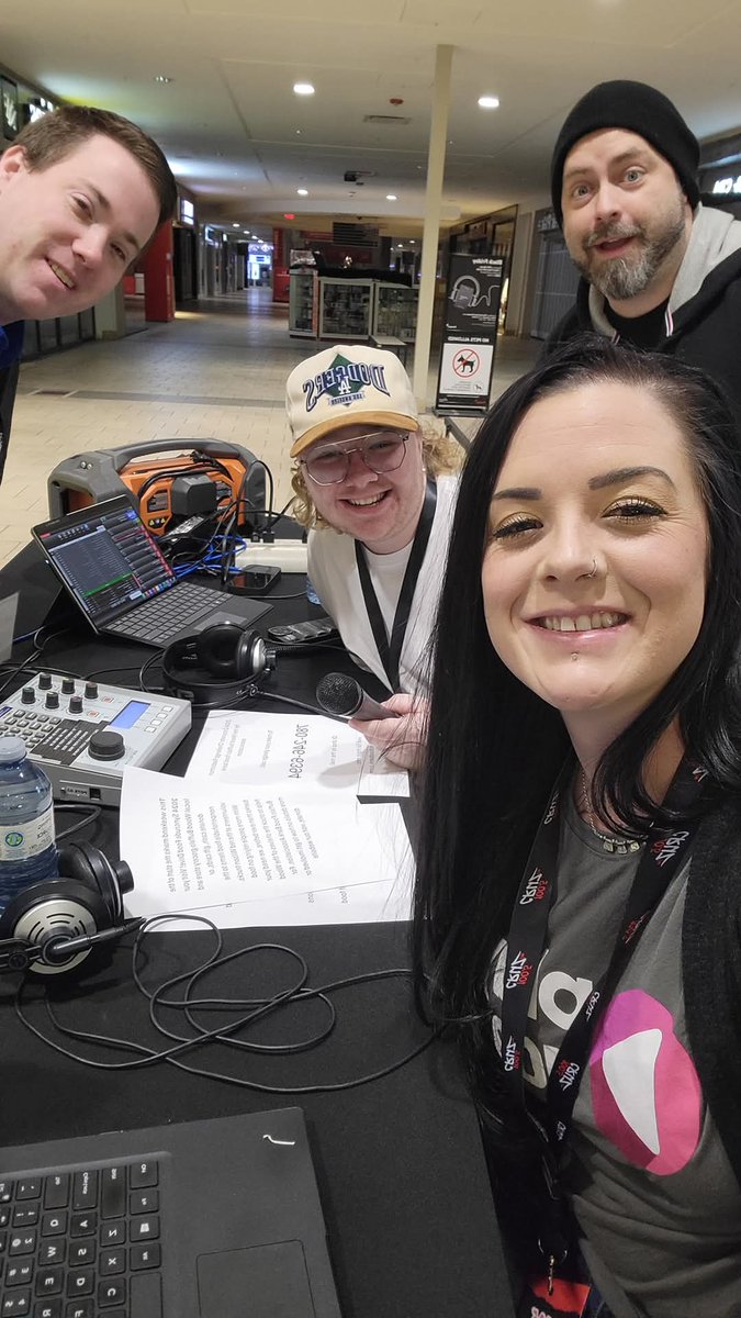 1005CRUZFM's tweet photo. What an AMAZING day! The 2024 Corporate Challenge Radiothon for @feedymm is wrapped, and we’ve raised $235,000! 🙌 You can donate all weekend during the Syncrude Food Drive look for the Red Wilson trucks at grocery stores across Wood Buffalo! -Jordan #harvardmediaeverywhere https://t.co/oWyFnx4DlW