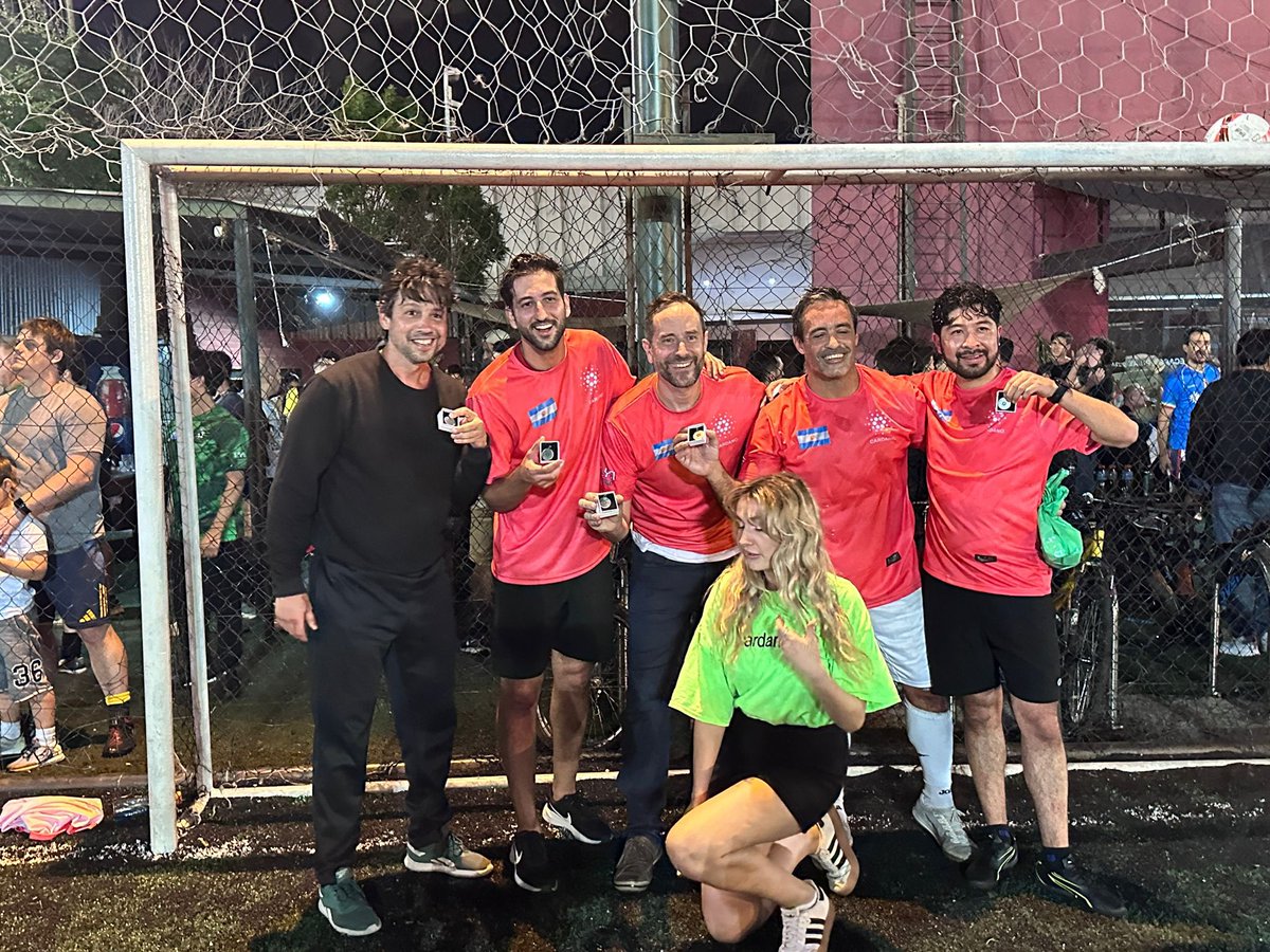 CardanoSolar's tweet image. 🔥 The #CardanoCommunity Community football match was a blast with over 100 fans from all around the world! 🌍⚽ An incredible, authentic local experience bringing international Cardano vibes together! 🇦🇷❤️
Thanks for coming to the #CardanoTechWeek