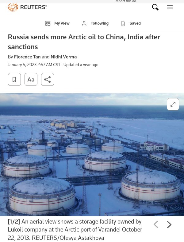 YumRatMuffins's tweet photo. @MyLordBebo @danintheoutback Shouldn't how this "ends up" be determined only by Ukraine & Russia?
๐ US used Ukr as a door into Russia so we could break Ru up & steal her wealth. Been in the works since 2003.
That $8 TRILLION in Ru Artic oil & gas has NOTHING to do with #ProjectUkraine.
Pinky promise. https://t.co/2e2brr23mo