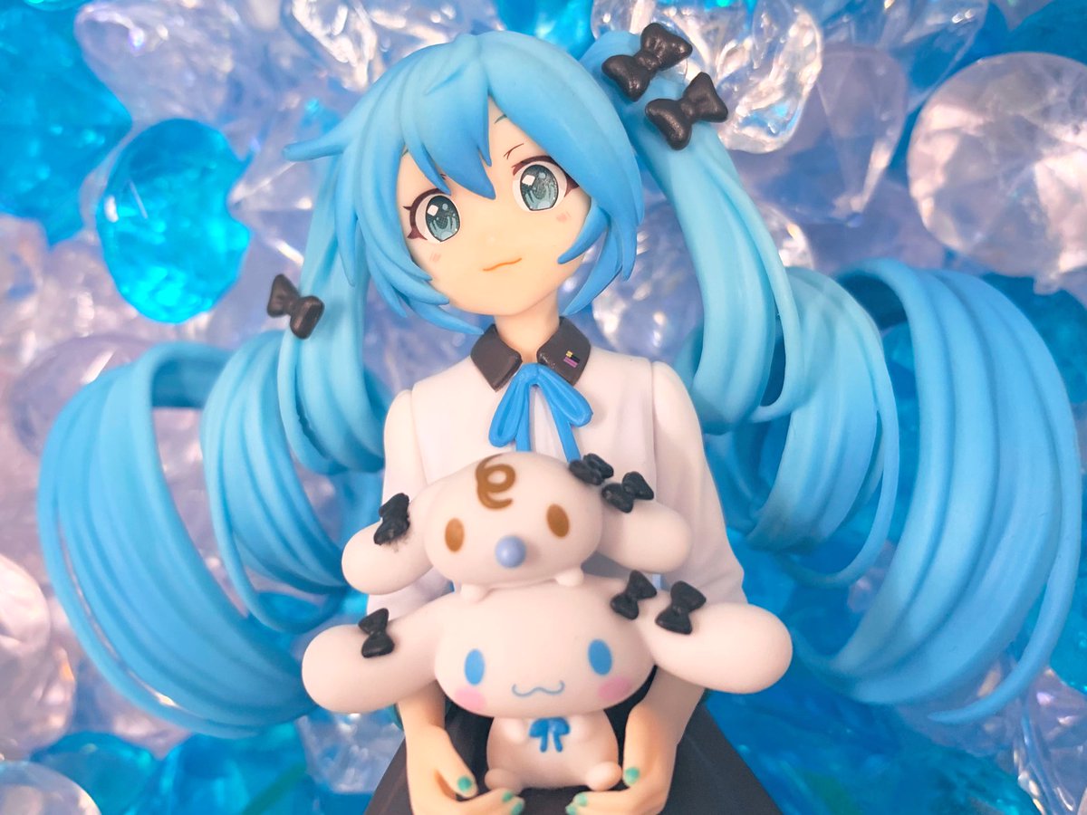 初音ミク ちょこのせ シナモロール おすましver. プレミアムフィギュア 5点 開封後発送】初音ミク ちょこのせプレミアムフィギュア 初音ミク