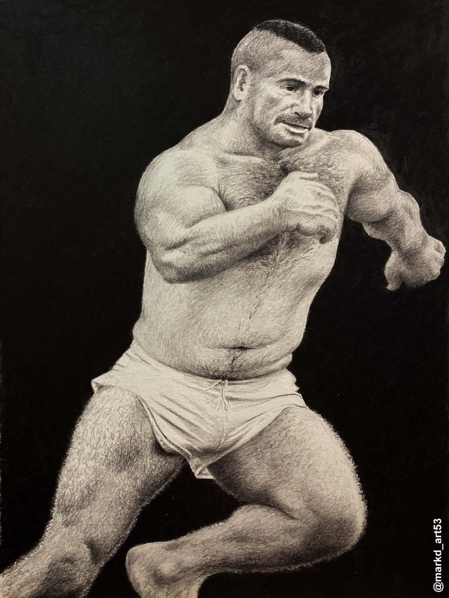 Recent graphite pencil drawing.
'Run Fir It'
#pencildrawing #graphitedrawing #brute #packedlunch #testosterone #maninart