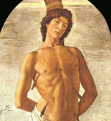 when i’m in an amadeo competition and my opponents are late quattrocento paintings of saint sebastian