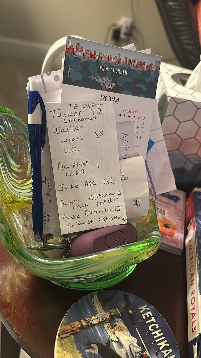 Sarah Greule (@sgreule) on Twitter photo The end table next to the sofa at my parents house, my mom keeping track of all the players she knows. <a href="/FiskTucker/">Tucker Fisk</a> <a href="/walkerly0ns/">Walker Lyons</a> <a href="/lil_reek_/">Rico Flores Jr🕴🏽</a> <a href="/jakegreule/">Jake Greule 6’6 295 DL</a> <a href="/AustinMack2024/">Austin Mack</a> <a href="/Brodie_1x/">Greco Carrillo</a> <a href="/FolsomBulldogFB/">Folsom Football</a> #Cute The end table next to the sofa at my parents house, my mom keeping track of all the players she knows. <a href="/FiskTucker/">Tucker Fisk</a> <a href="/walkerly0ns/">Walker Lyons</a> <a href="/lil_reek_/">Rico Flores Jr🕴🏽</a> <a href="/jakegreule/">Jake Greule 6’6 295 DL</a> <a href="/AustinMack2024/">Austin Mack</a> <a href="/Brodie_1x/">Greco Carrillo</a> <a href="/FolsomBulldogFB/">Folsom Football</a> #Cute