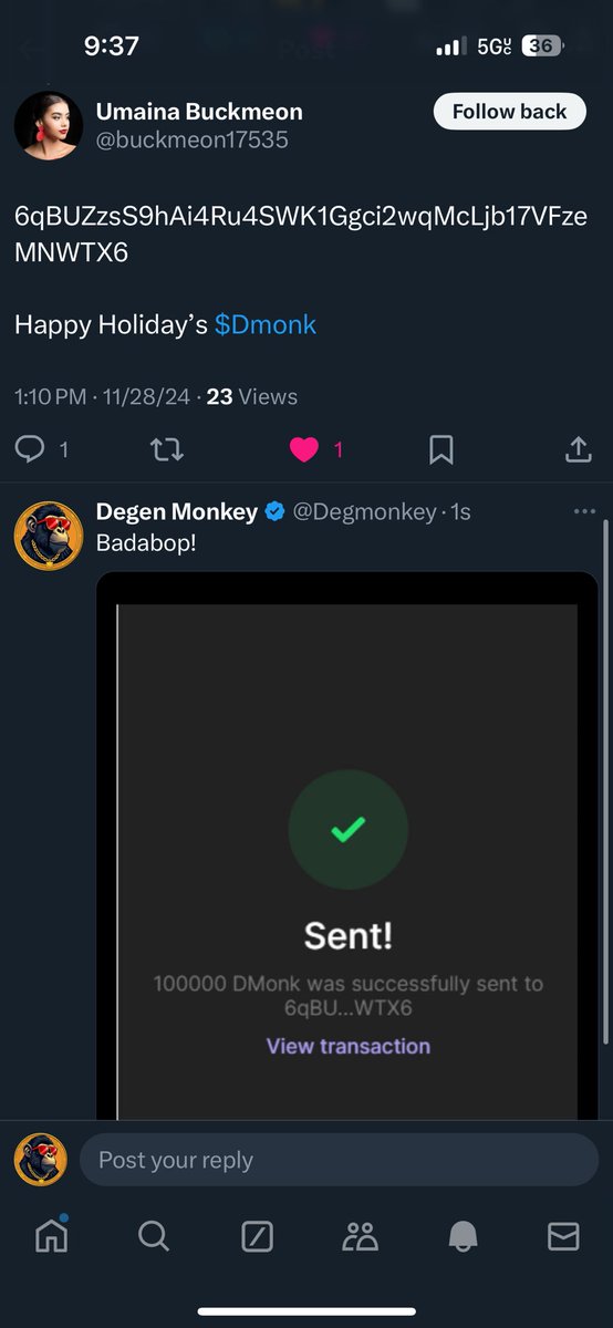 Degmonkey's tweet photo. Congrats to all our winners!!! ๐จ๐จ๐
More give aways to come๐พ
Happy holidays and thank you for your support ๐ฅ
Please share and stay tuned this project is going to moon we will not let you down ๐ซก๐ซก๐ซก
$SOL $DMonk #DegenMonkey https://t.co/tzduAV9STT