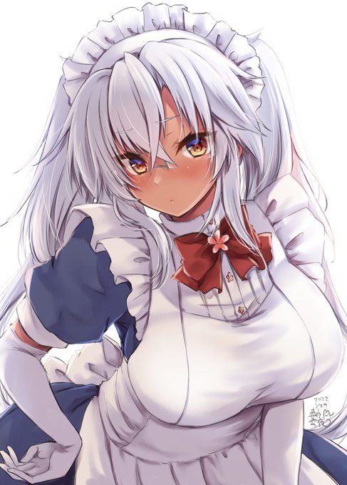 はい武蔵しゃんもメイド服着といてね 