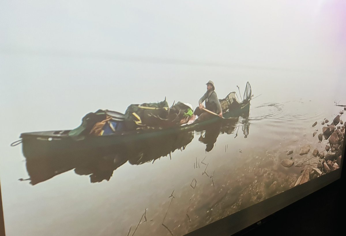 Trent Wotherspoon (@wotherspoont) on Twitter photo Full house tonight to listen to <a href="/CalemWatson_/">Calem Watson</a> share about his 1,200K solo paddle to the Barrenlands of Nunavut and back through NWT to Northern SK.
This is after his 3000K solo paddle to the Arctic Ocean last year.
Beautiful stories. Incredible, inspiring determination. Full house tonight to listen to <a href="/CalemWatson_/">Calem Watson</a> share about his 1,200K solo paddle to the Barrenlands of Nunavut and back through NWT to Northern SK.
This is after his 3000K solo paddle to the Arctic Ocean last year.
Beautiful stories. Incredible, inspiring determination.
