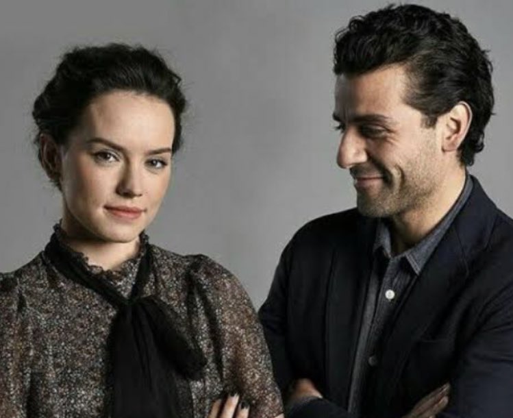 callamdenot's tweet photo. The way they look at her 🥰 can’t wait too see all of them reunited. #DaisyRidley #johnboyega #adamdriver #oscarisaac #starwars #sequal https://t.co/so0XchRTLY