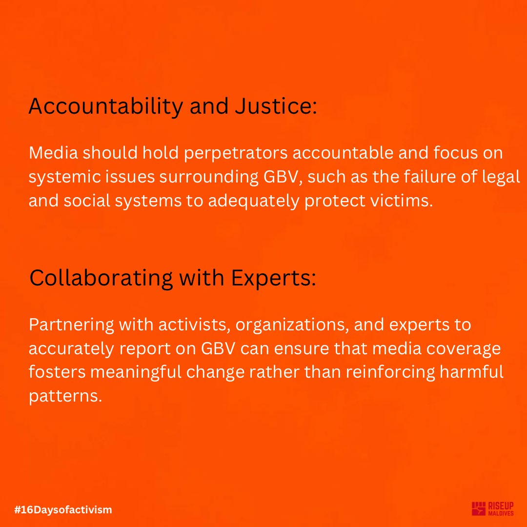 The media plays a significant role in both shaping and reflecting societal attitudes toward gender, and it can contribute to the perpetuation of gender-based violence (GBV) in various ways. 

#16daysofactivism  #NoExcuse #EndGBV #Orangetheworld
