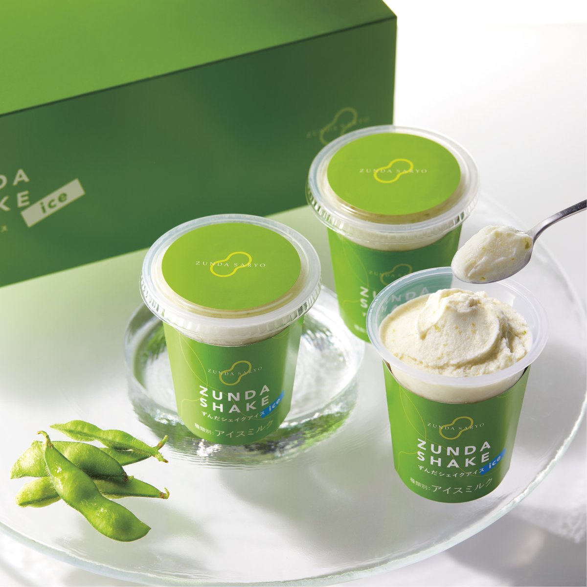 すんちゃ ずんだ茶寮 セットのご紹介🍃 ずんだ餅や #ずんだシェイク アイス